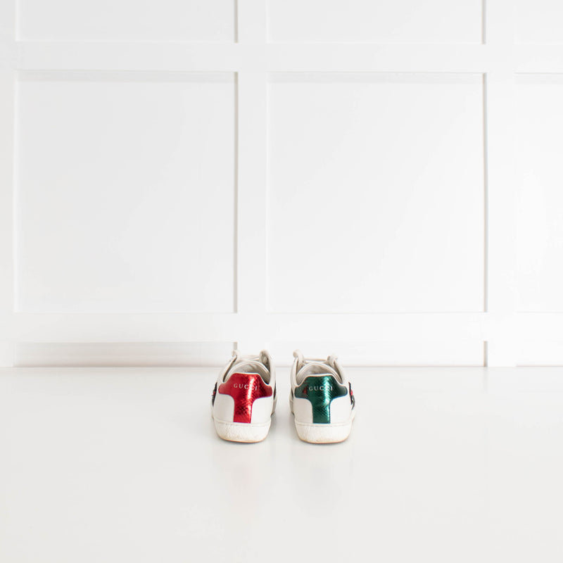 Gucci Crystal Arrow Ace Trainers