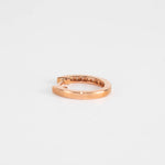 Otiumberg Rose Gold and Diamond Hoop
