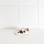 Gucci Crystal Arrow Ace Trainers