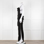Jacquemus Black Side Ruched Le Papier Dress