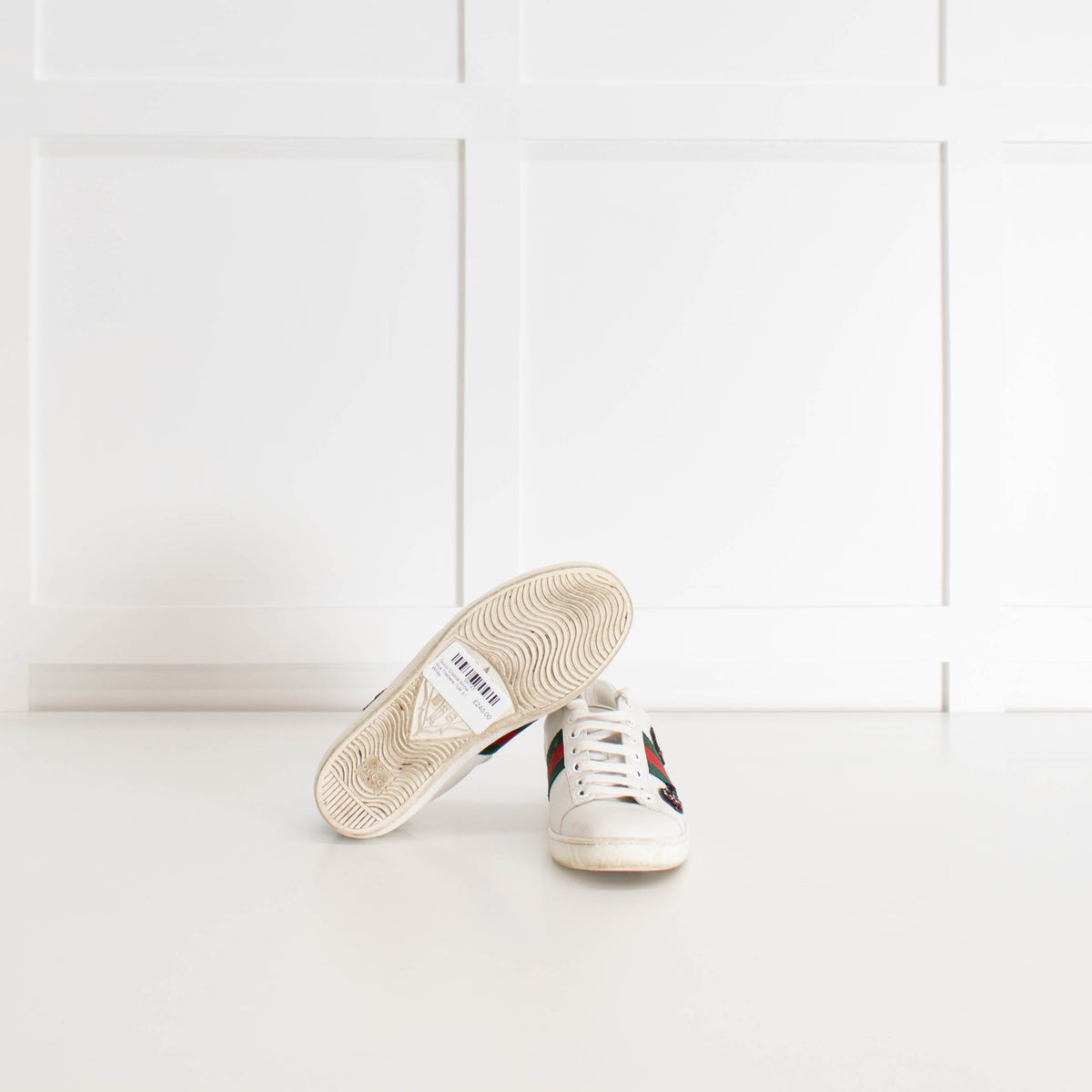 Gucci Crystal Arrow Ace Trainers