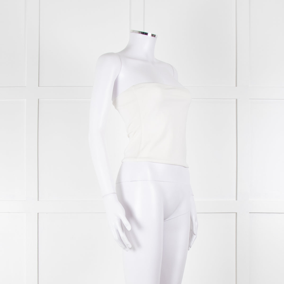 Wardrobe NYC White Stretch Jersey Tube Top