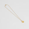 Otiumberg Gold Vermeil Delicate Necklace With Flat Round Branded Disc