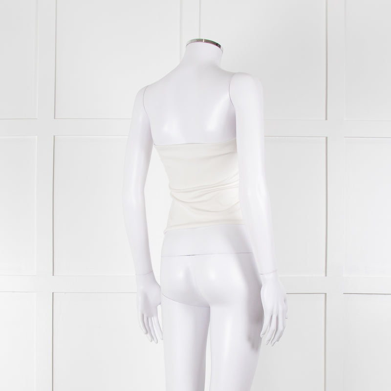 Wardrobe NYC White Stretch Jersey Tube Top