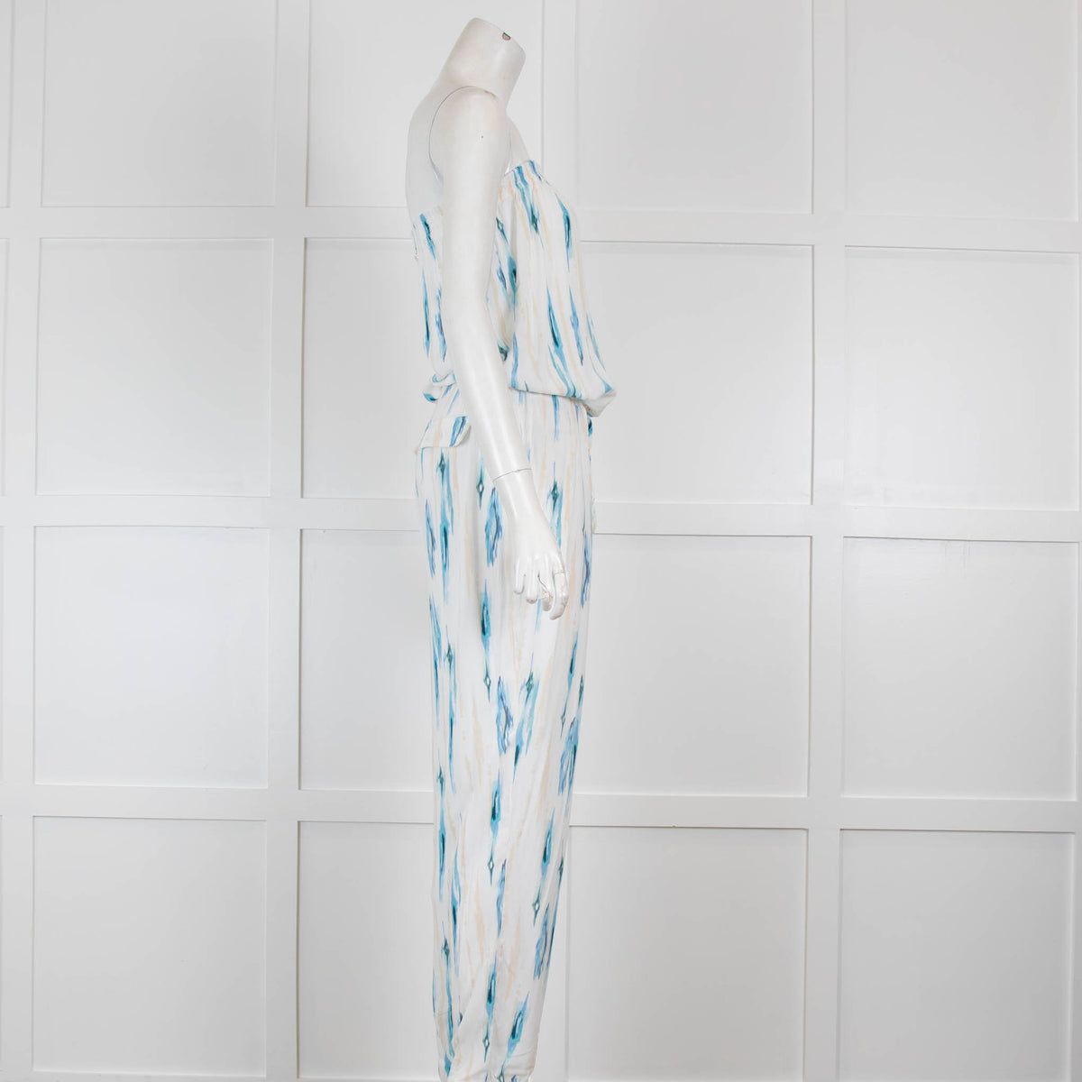 Heidi Klein Patterned Off the Shoulder Jumpsuit
