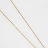 Otiumberg Gold Vermeil Delicate Necklace With Flat Round Branded Disc