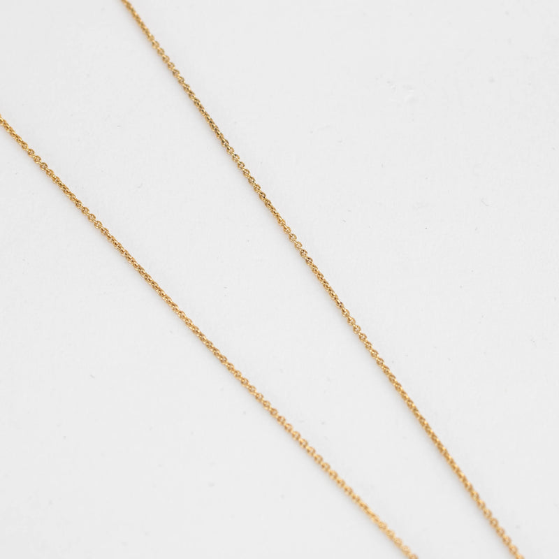 Otiumberg Gold Vermeil Delicate Necklace With Flat Round Branded Disc