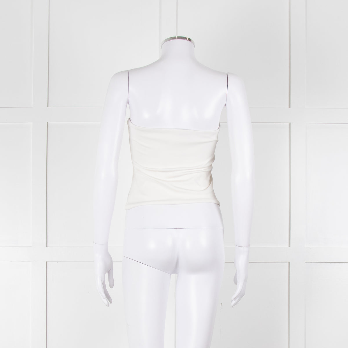 Wardrobe NYC White Stretch Jersey Tube Top