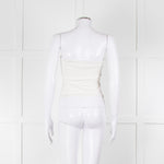 Wardrobe NYC White Stretch Jersey Tube Top