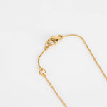 Otiumberg Gold Vermeil Delicate Necklace With Flat Round Branded Disc
