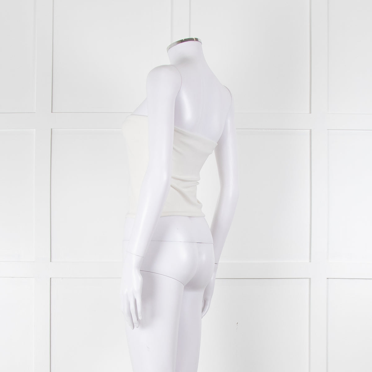 Wardrobe NYC White Stretch Jersey Tube Top