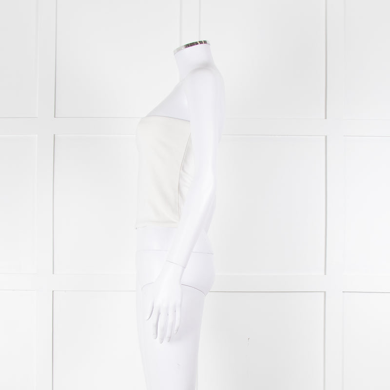 Wardrobe NYC White Stretch Jersey Tube Top