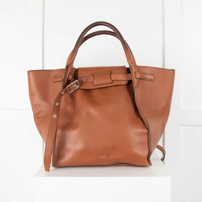 Celine Tan Leather Big Bag