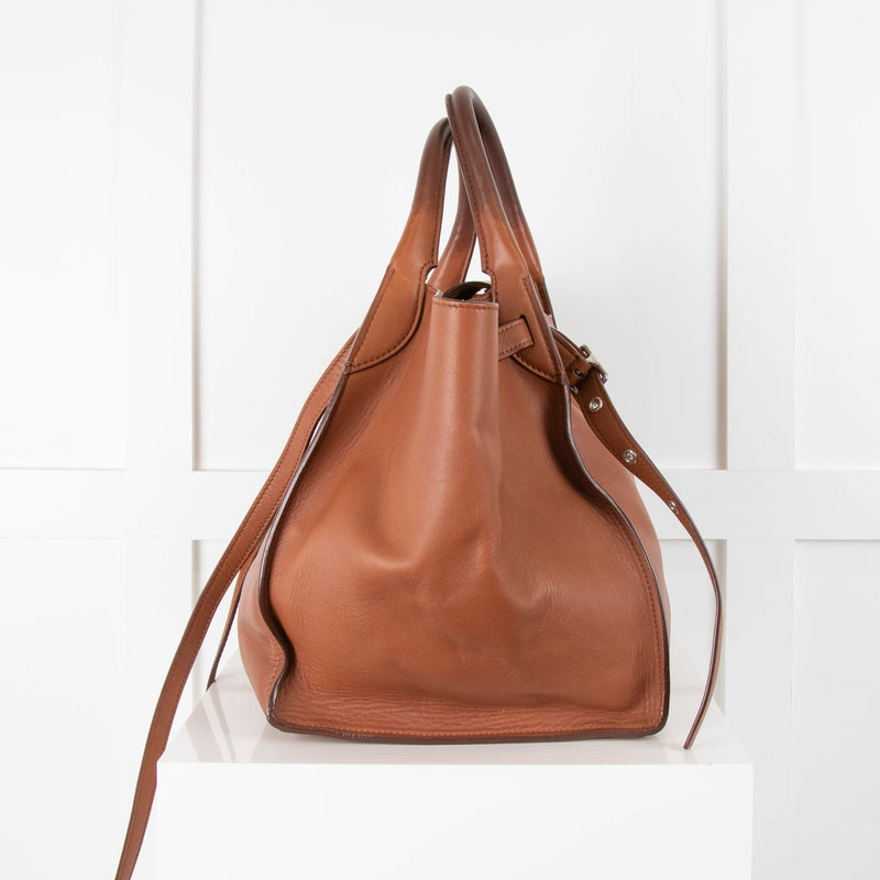 Celine Tan Leather Big Bag