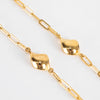 Otiumberg Gold Vermeil Paperclip link Necklace With Wave Detail