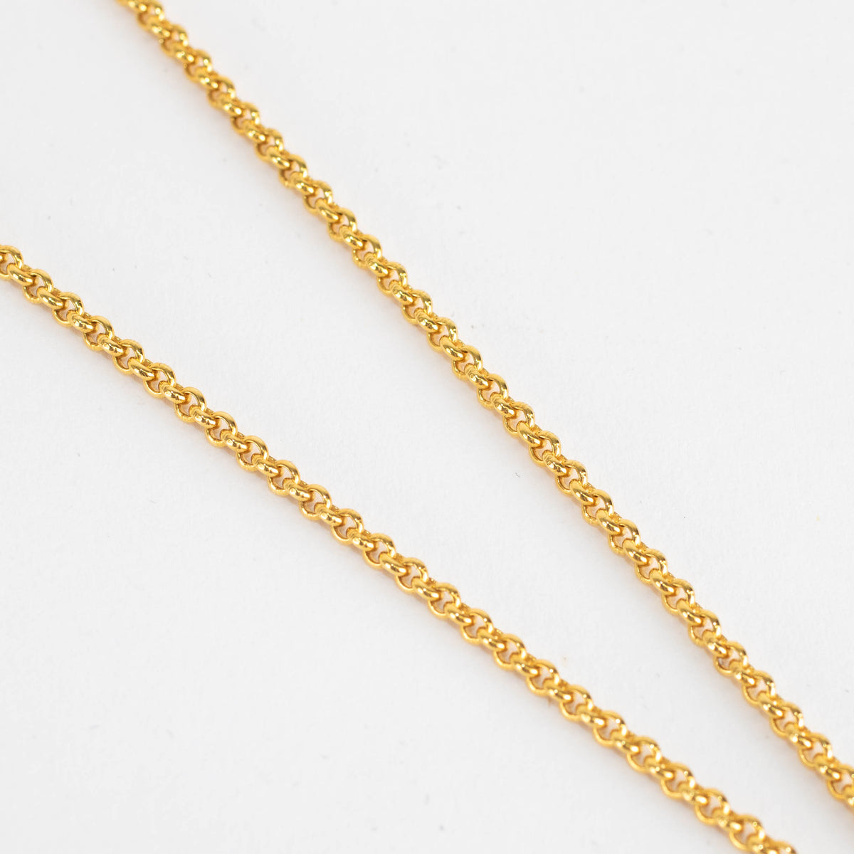 Otiumberg Gold Vermeil Chain with Wave Pendant  Necklace