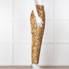 Dolce & Gabbana Gold and Black Brocade Tailored Trousers