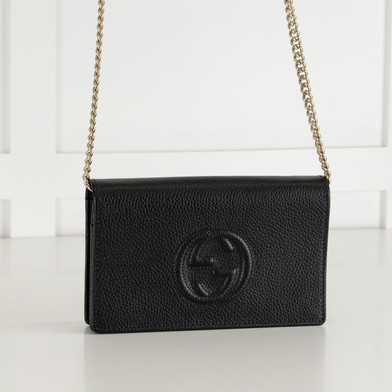 Gucci Black Soho Crossbody Handbag