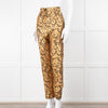 Dolce & Gabbana Gold and Black Brocade Tailored Trousers