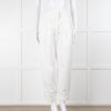 Nili Lotan White Cotton Barrel Trousers