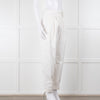 Nili Lotan White Cotton Barrel Trousers