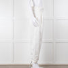 Nili Lotan White Cotton Barrel Trousers