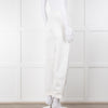 Nili Lotan White Cotton Barrel Trousers