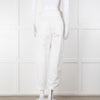 Nili Lotan White Cotton Barrel Trousers