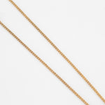 Otiumberg Gold Plated Delicate Chain Anklet With Hoop Charm