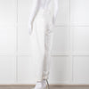Nili Lotan White Cotton Barrel Trousers