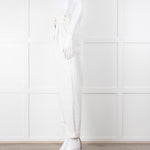 Nili Lotan White Cotton Barrel Trousers
