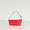 Gucci GG Red Quilted Leather Shoulder Bag