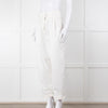 Nili Lotan White Cotton Barrel Trousers