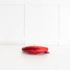 Polo Ralph Lauren Red Satin Gold Logo Shoulder Bag