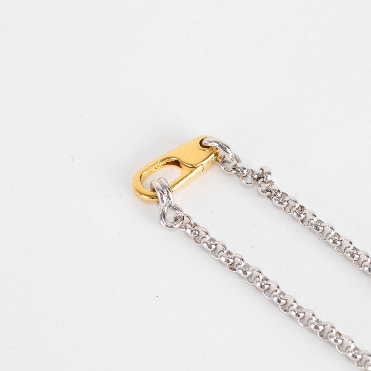 Otiumberg Mixed Metal Silver and Gold Anklet
