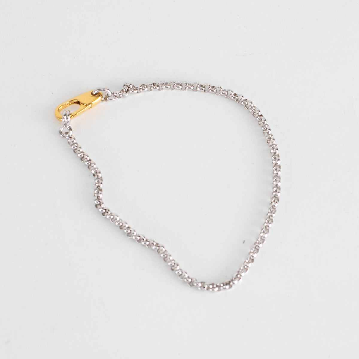 Otiumberg Mixed Metal Silver and Gold Anklet