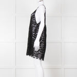 Melissa Odabash Black Crochet Strappy Beach Dress