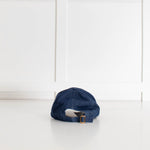 Celine Blue Denim Triomphe Baseball Cap