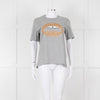 Markus Lupfer Grey Diamante Lips T Shirt