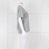 Markus Lupfer Grey Diamante Lips T Shirt