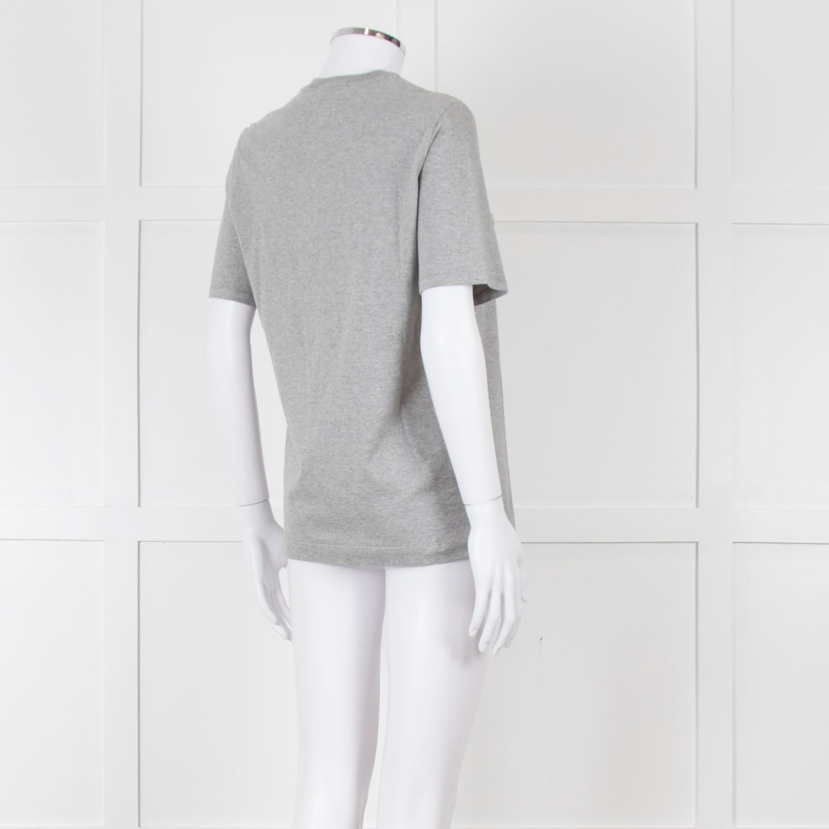 Markus Lupfer Grey Diamante Lips T Shirt