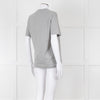 Markus Lupfer Grey Diamante Lips T Shirt