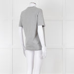Markus Lupfer Grey Diamante Lips T Shirt