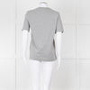 Markus Lupfer Grey Diamante Lips T Shirt