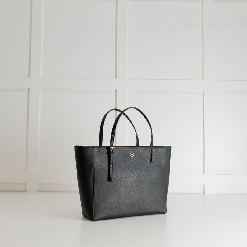 Tory Burch Black Emerson Tote Bag