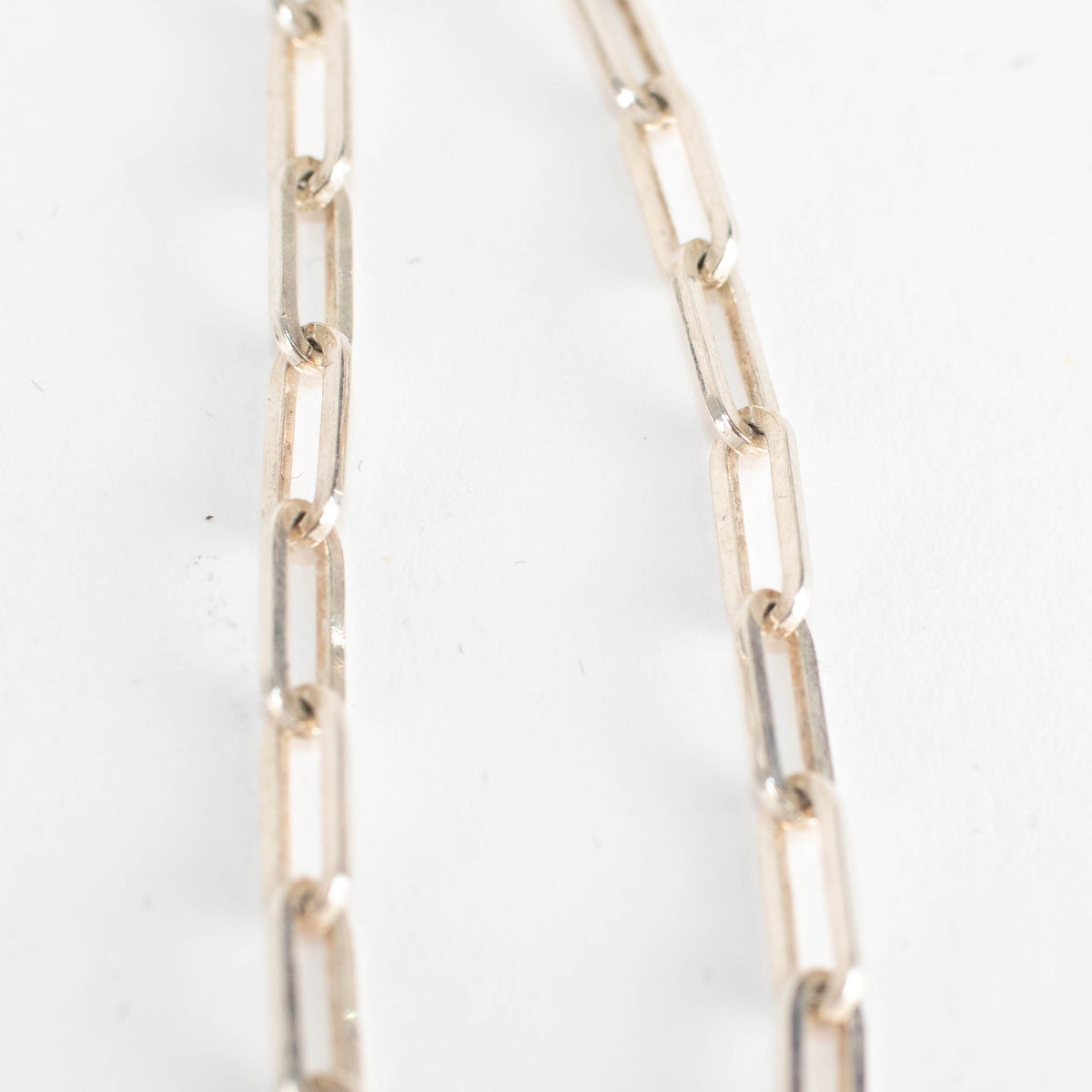 Otimberg T bar Signature Chain Link Silver Bracelet