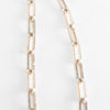 Otimberg T bar Signature Chain Link Silver Bracelet