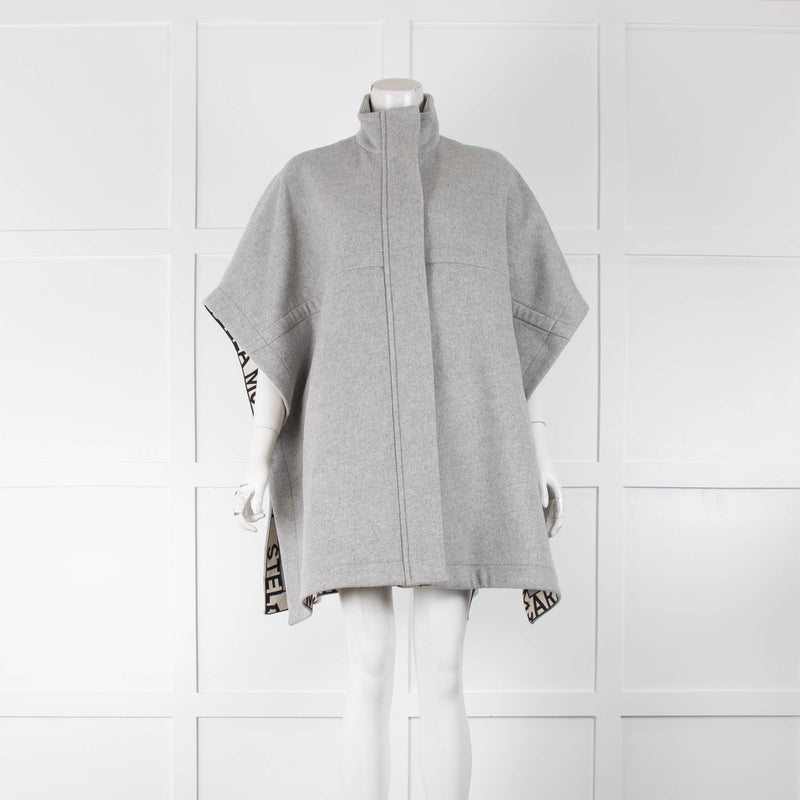 Stella McCartney Grey Melange Cape