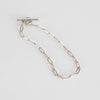 Otimberg T bar Signature Chain Link Silver Bracelet