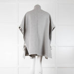 Stella McCartney Grey Melange Cape